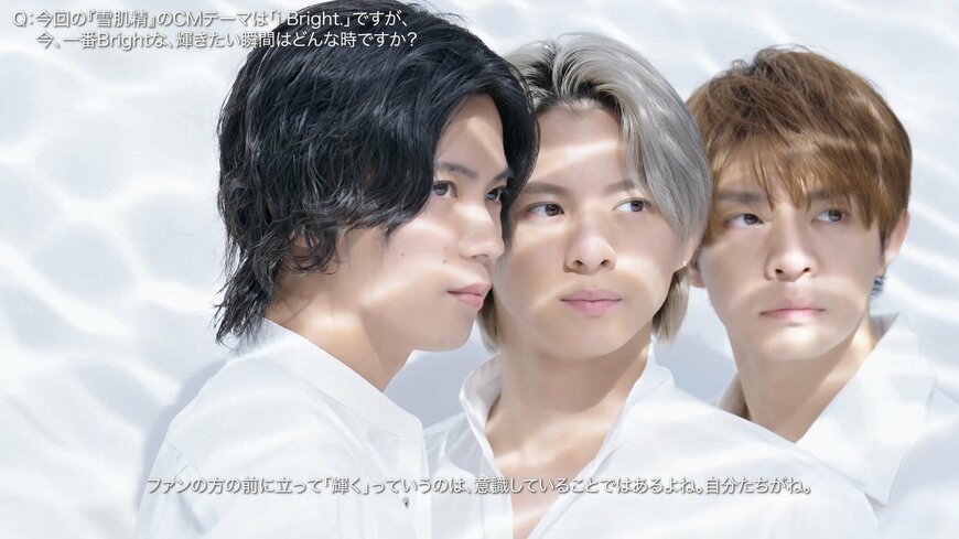 Number_iのCMメイキングカット