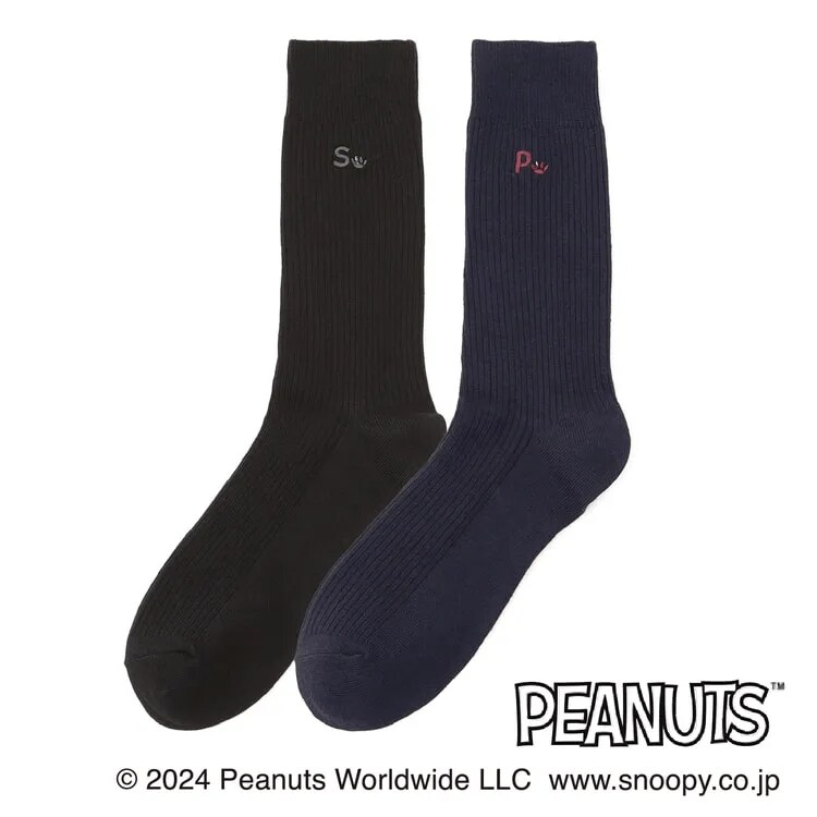 スヌーピーソックスM寸2足組