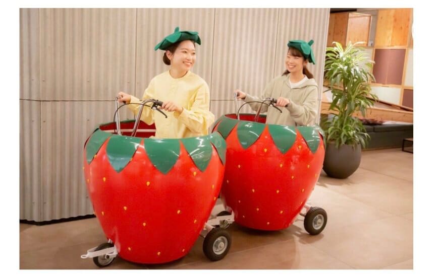 いちごの自転車