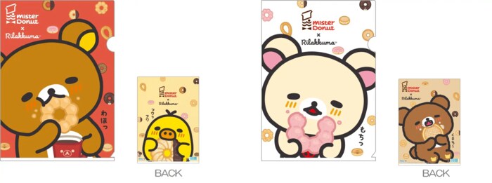 クリアホルダー（各198円※税込）