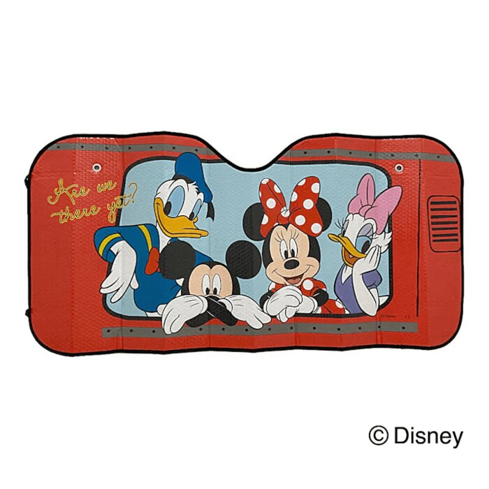 カインズ ディズニー 車内用フロントシェードM バス ミッキー＆フレンズ