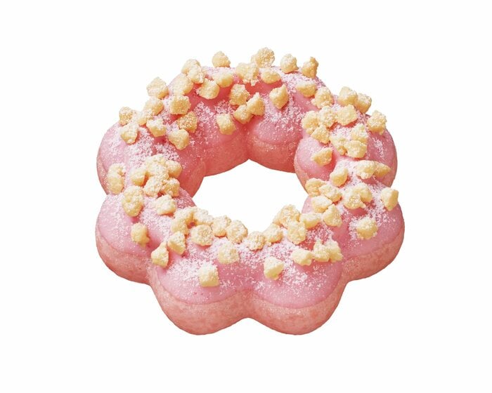 白いポン・デ・いちごみるく 練乳&クッキー