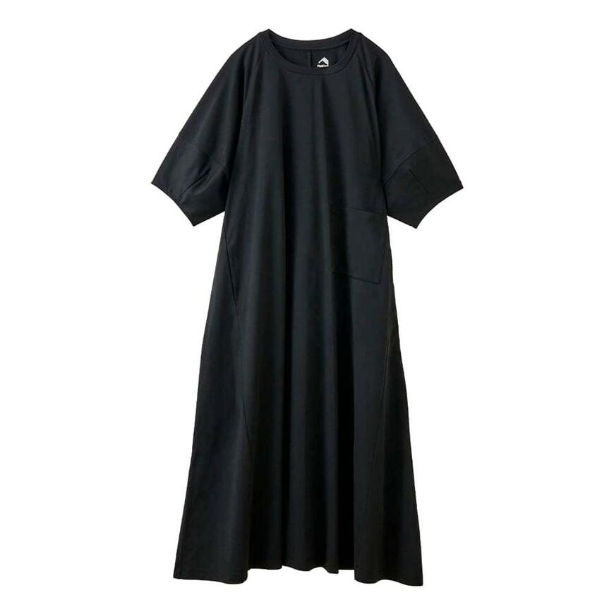 出所：ワークマン公式オンラインストア レディースドライサイドポケットランタンスリーブワンピース
