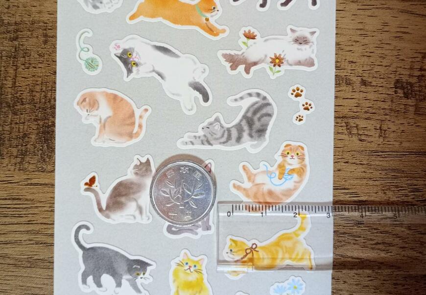 筆者撮影（ダイソー、ノーブルコレクション（ネコ））