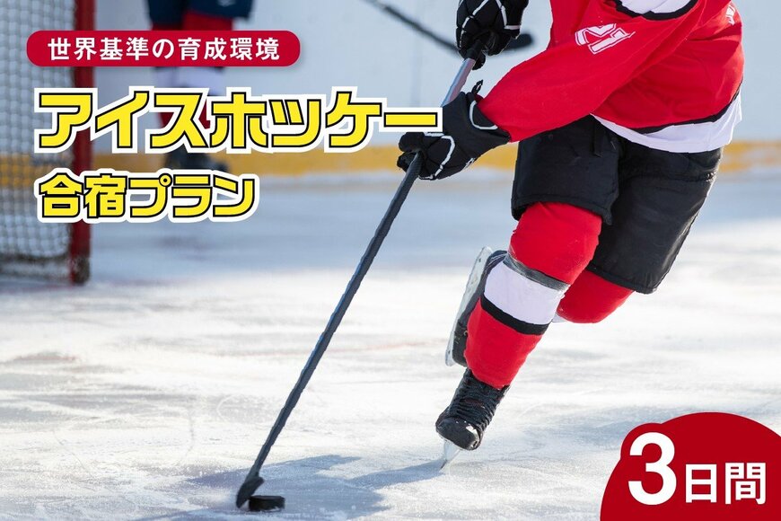 出所：ふるさとチョイス アイスホッケーの町清水 世界基準の育成環境 3日間合宿プラン