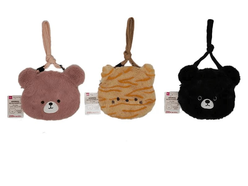 出所：ダイソー公式ネットストア　アニマルエコファーポシェット（A）