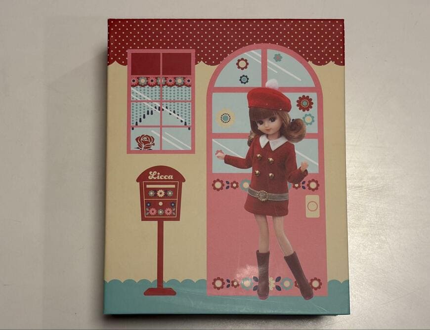 キャンドゥ、ブック型ボックス M リカちゃん レトロポップの画像