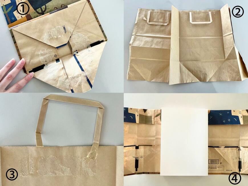 カルディオリジナル紙袋をリメイク