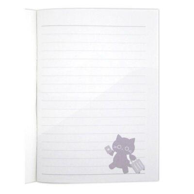 出所:CanDoネットショップ トラベルネコ A6中綴じノート 80ページ