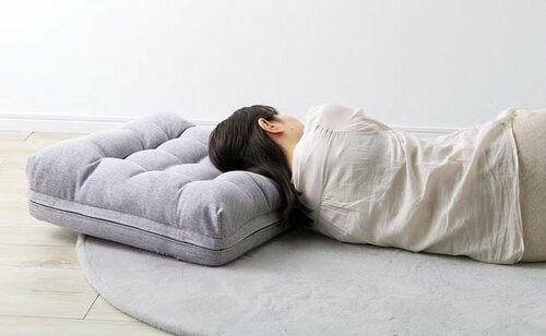 持ち手付カバー洗える背もたれイス FLepoco