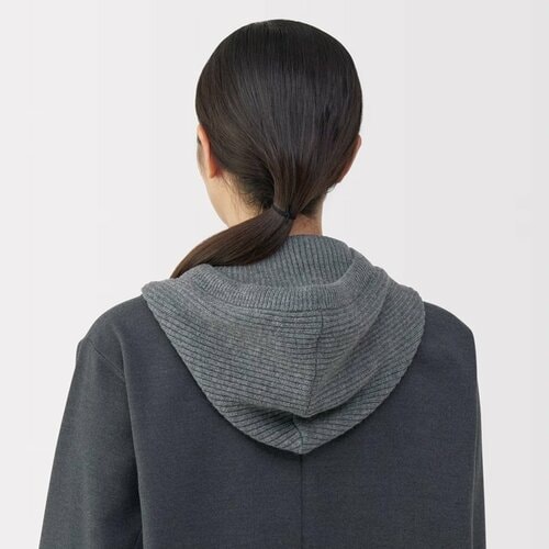 首のチクチクを抑えたメリノウール混 バラクラバ