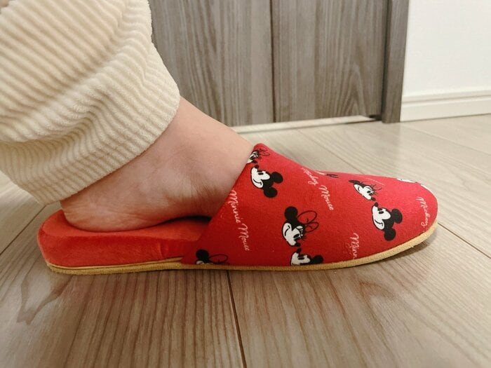 中敷きの奥までふわふわ素材