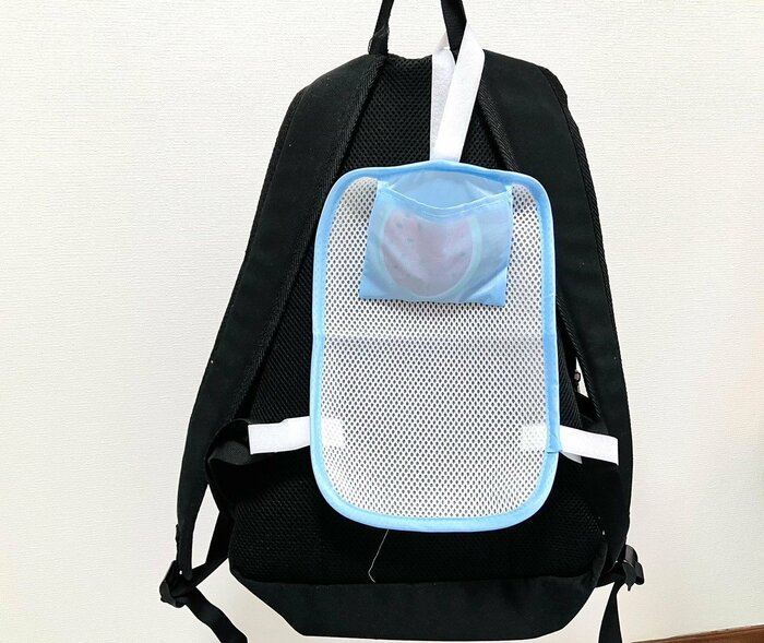 リュックに装着