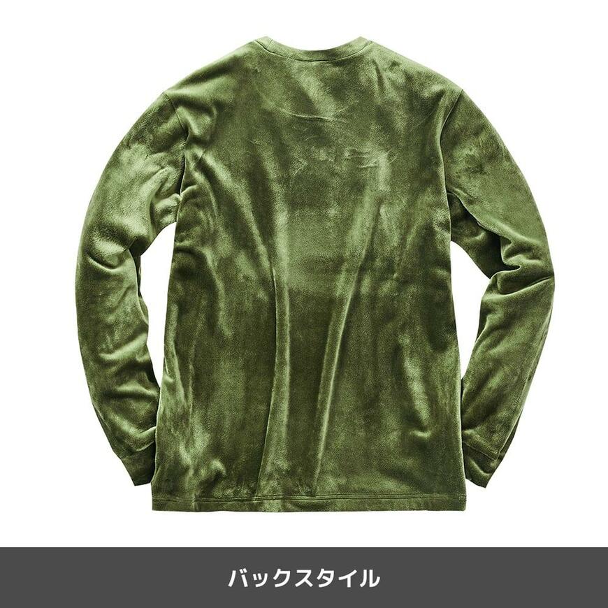 出所：ワークマン公式オンラインストア ベロアビッグシルエット長袖クルーネック