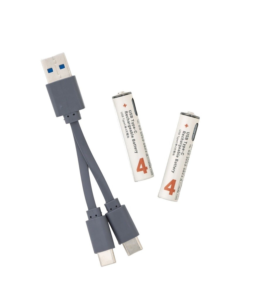 出所：パルグループ公式ファッション通販サイト　USB TypeC単4充電池