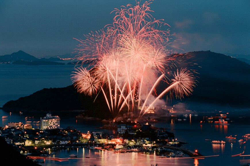 画像出所：福山鞆の浦弁天島花火大会