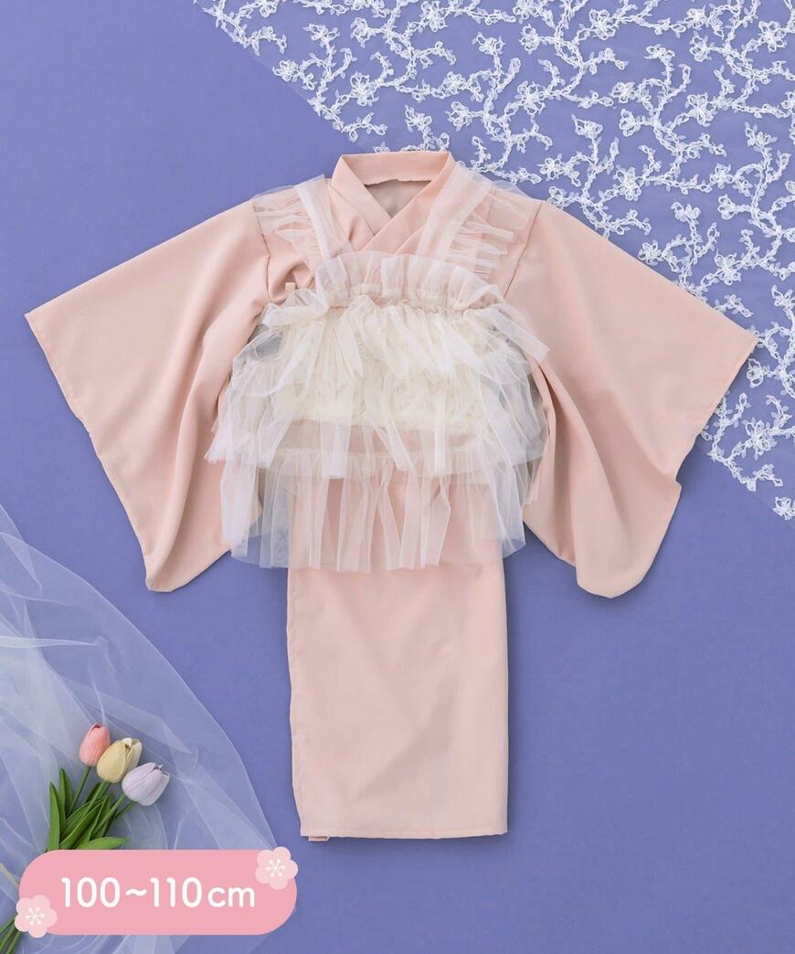 出所：パルグループ公式ファッション通販サイト 3COINS 着物：100～110cm／ひな祭り