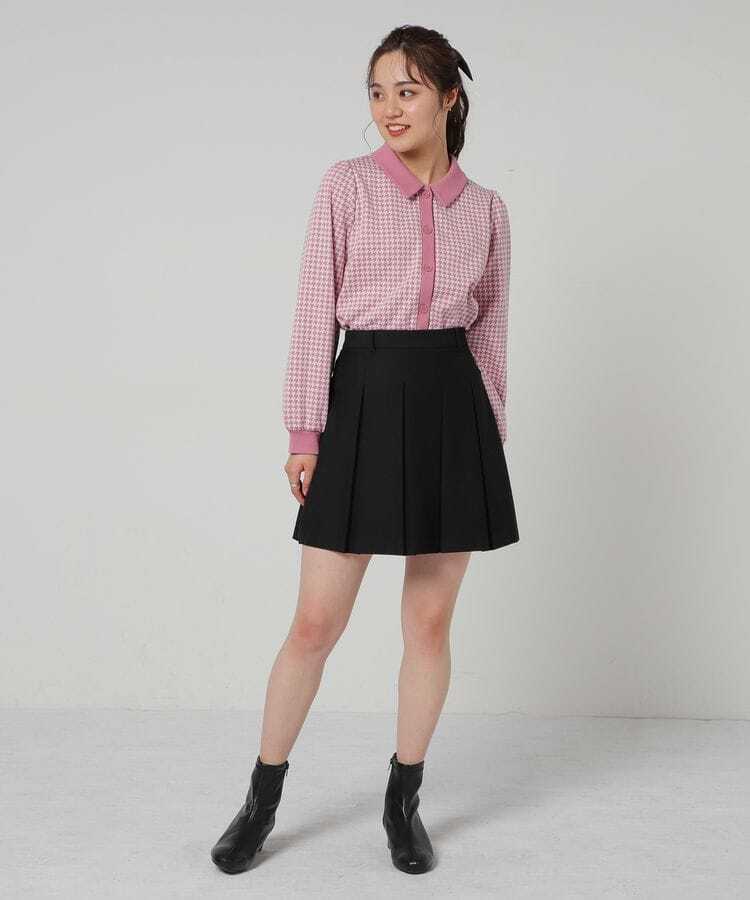 出所：ハニーズ公式通販サイト 衿付カーデ