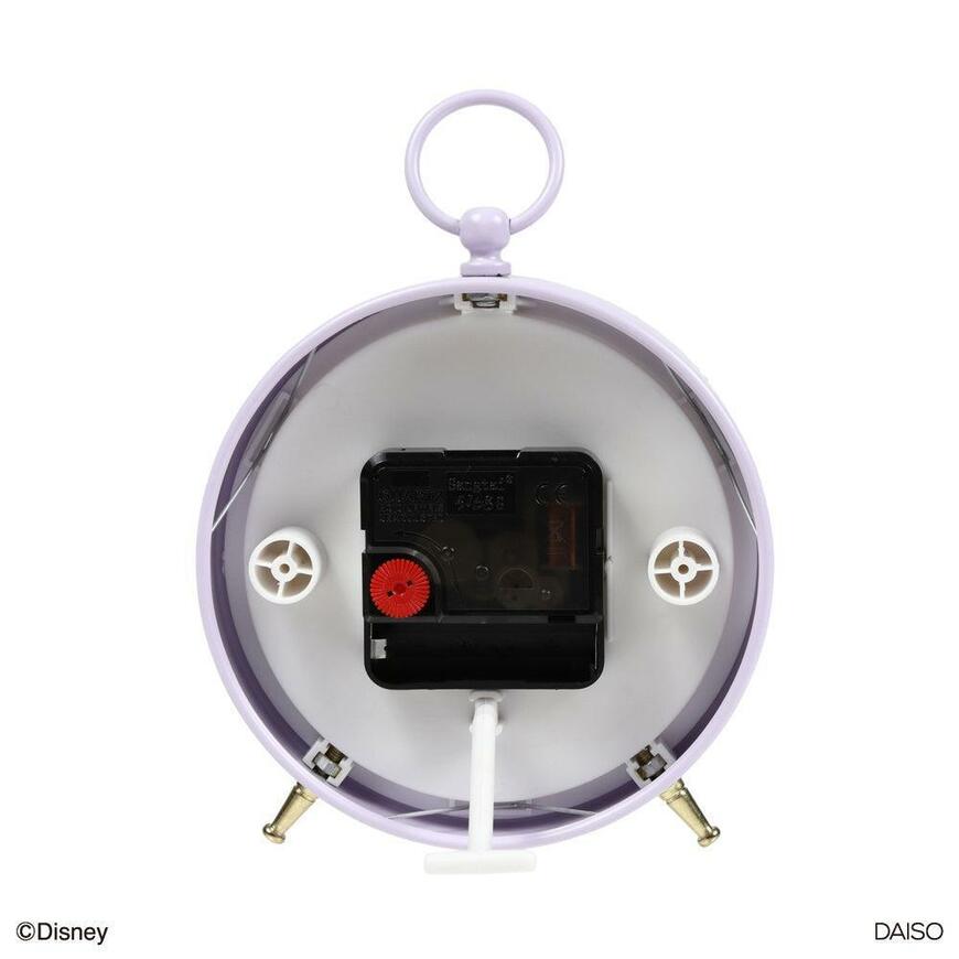 出所：ダイソーネットストア 置き時計、PU（ディズニーマリー）