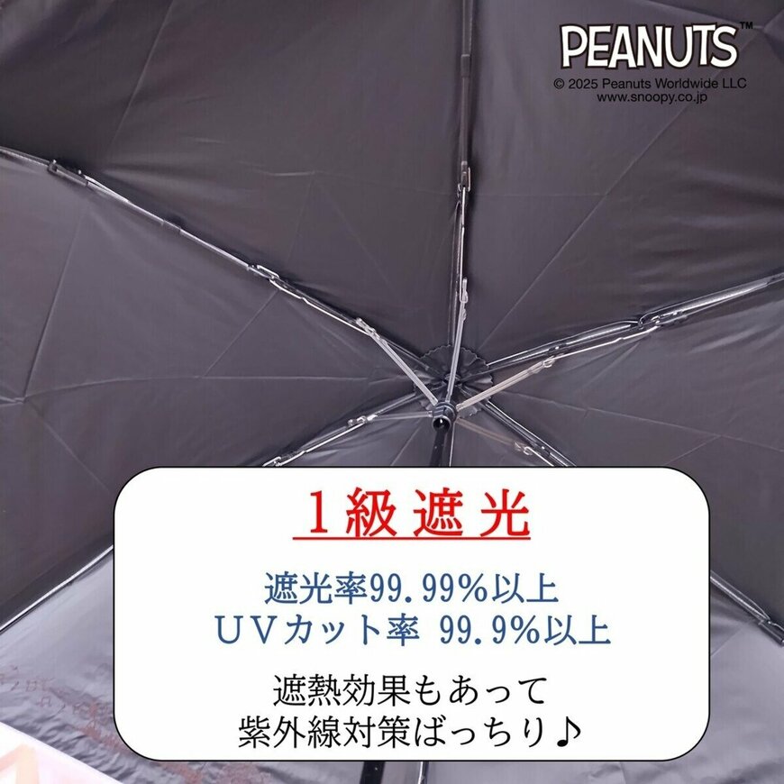 ニトリ公式　スヌーピー 折りたたみ傘の画像