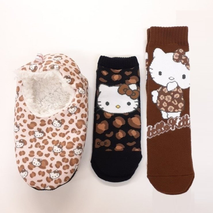 しまむら公式 レディース 3足組ソックス ハッピーバッグ(ハローキティ)の画像