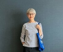 【70代マダム】が着こなす“無印良品”コーデ。「迷ったときのボーダーTシャツ」の合わせ方がおしゃれ！