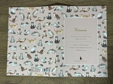 セリア　メモ帳　スケッチねこ柄 セリア メモ帳 スケッチねこ柄 - メルカリ