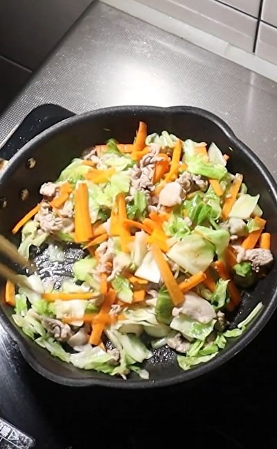 野菜もお肉もたっぷり
