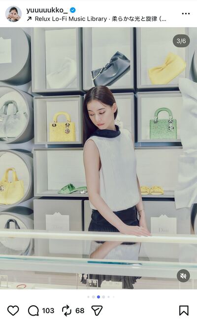 新木優子のInstagram投稿