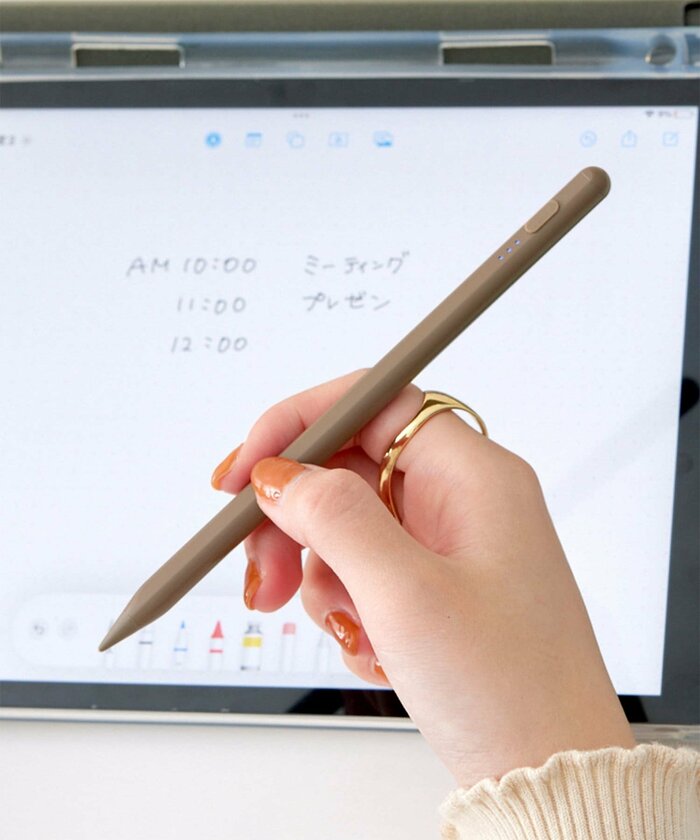 3COINS，タブレット用タッチペン使用例画像