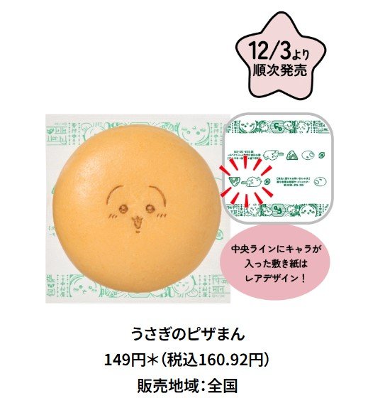 うさぎのピザまん