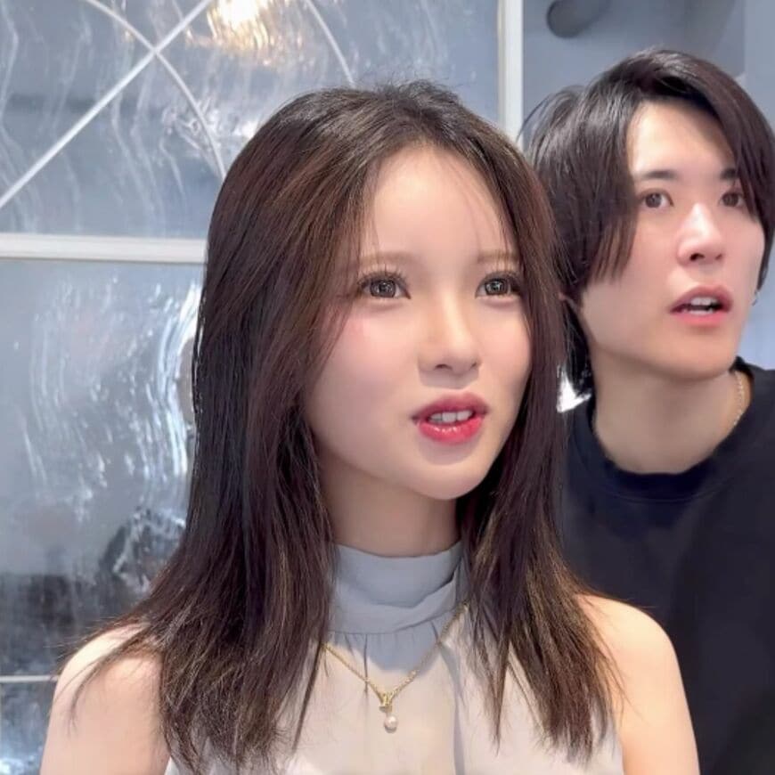 【大変身】2way前髪にしたい女性がカットで大胆イメチェン！「めっちゃ良い感じ！」と感動