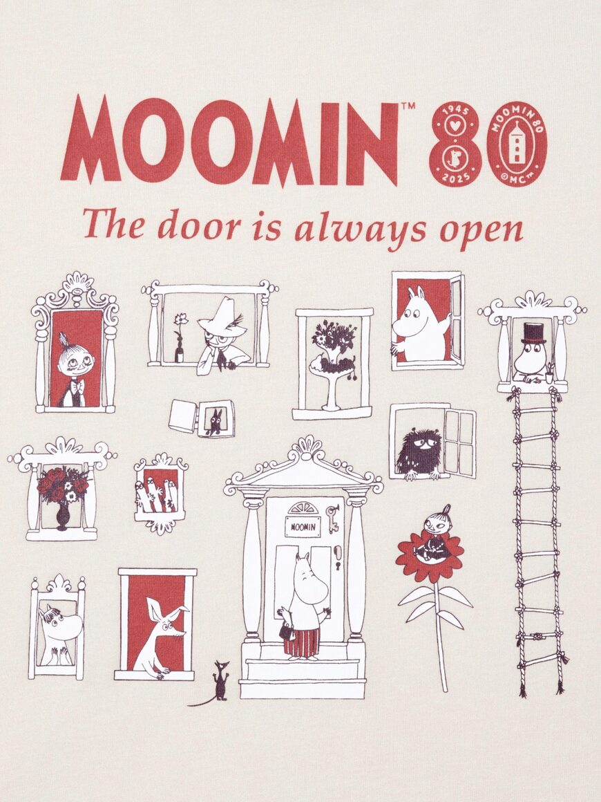 出所：ユニクロ公式　 ムーミン ラウンジセット/半袖 NATURAL