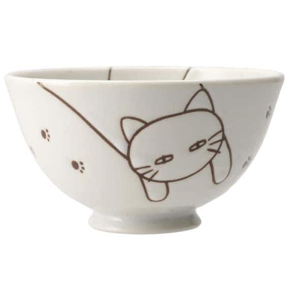 出所：ニトリ公式通販ニトリネット デコネコ食器5点セット カルエクレデコ(ホワイト DI508)