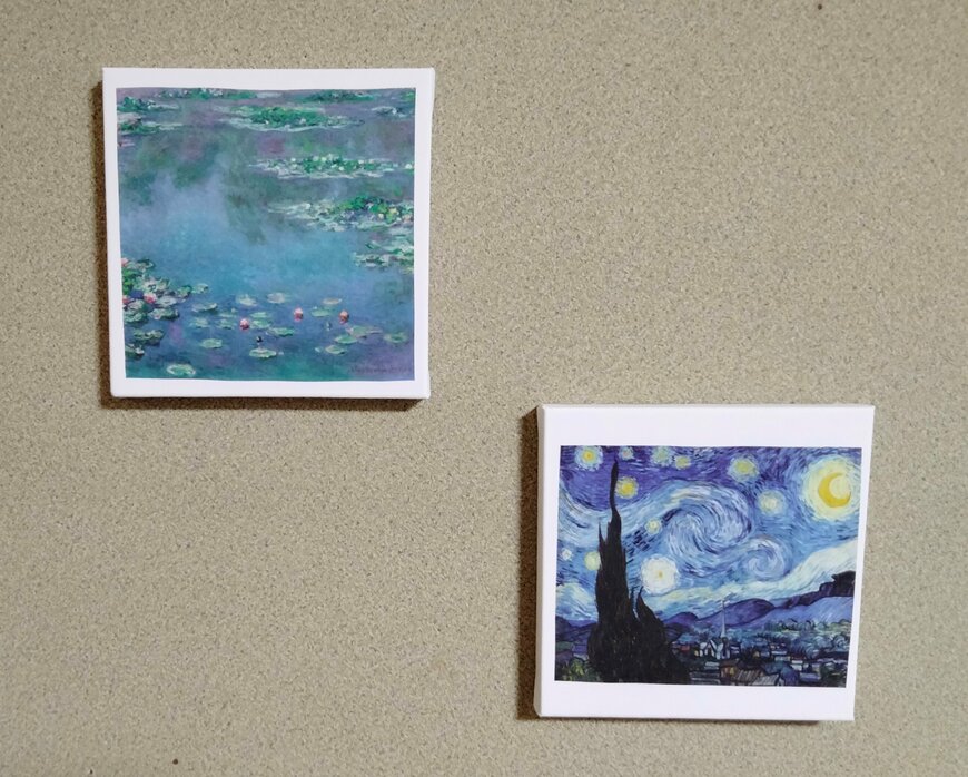 筆者撮影（ダイソー、インテリアアートパネル）