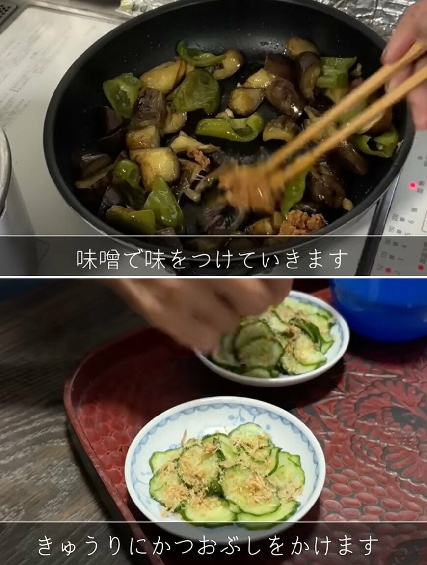 94歳の調理風景