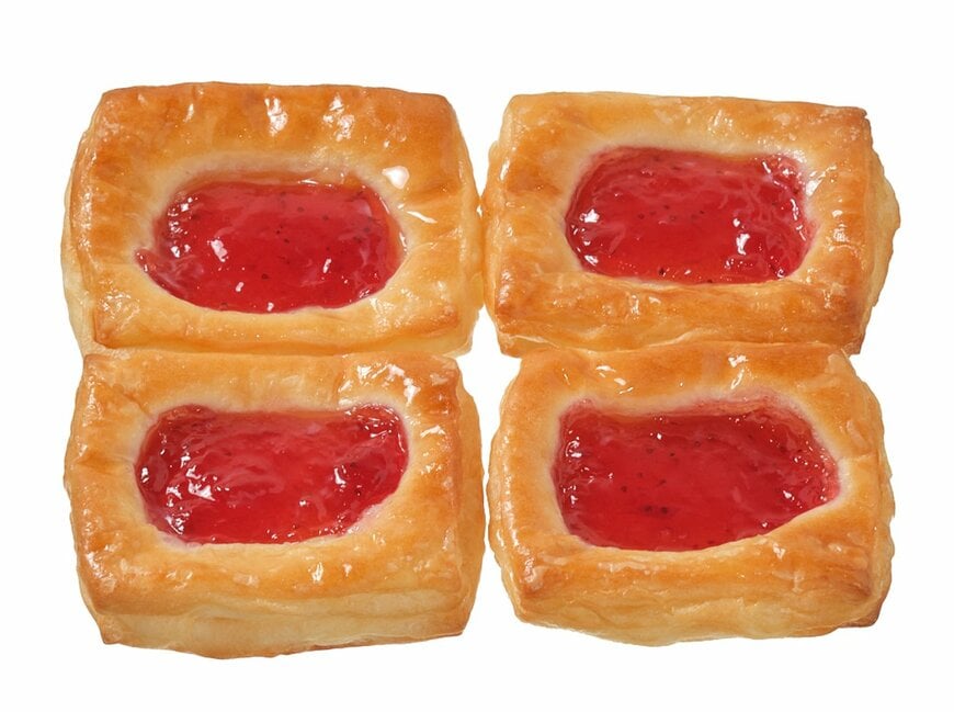 セブン-イレブンの新商品:7プレミアム いちご&カスタードデニッシュ4個入
