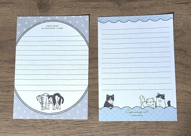 4柄セットで110円！セリアの「猫柄のメモ帳」がかわいいにゃん！猫飼い