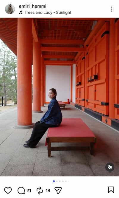 辺見えみりのInstagram投稿