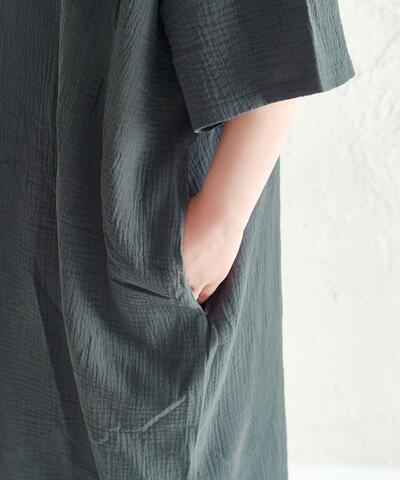 3COINS、《junko企画》ガーゼワンピース