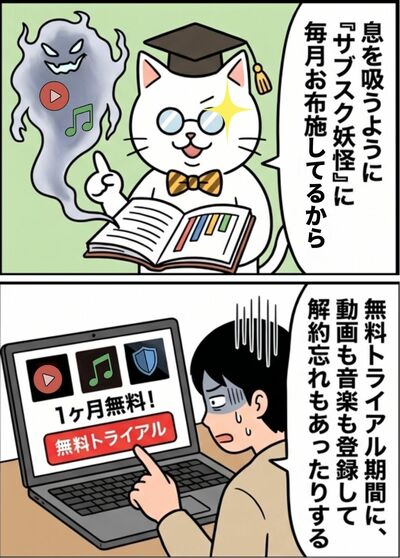 放置サブスクの平均月額と影響