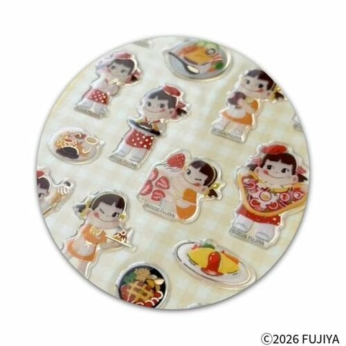 ペコちゃんがおいしいお食事をお届けしてくれる