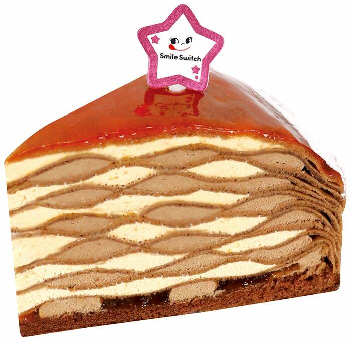 「愛媛県産せとかとチョコのダブルミルクレープ」