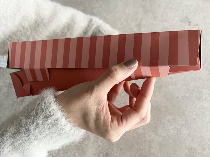 上蓋のツメを下箱に差し込めば完成!