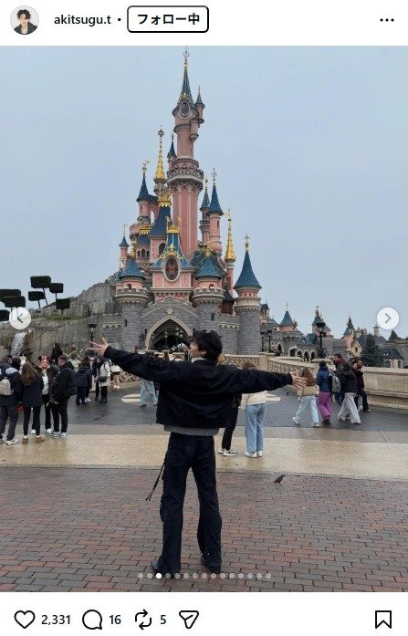 出所：冨永章胤のInstagram（＠akitsugu.t） 参照日：2026年2月4日