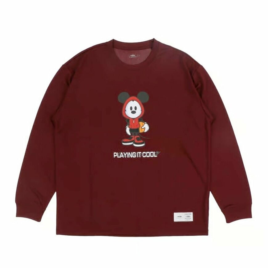 出所：アルペン公式　長袖グラフィックTシャツ ミッキーマウス