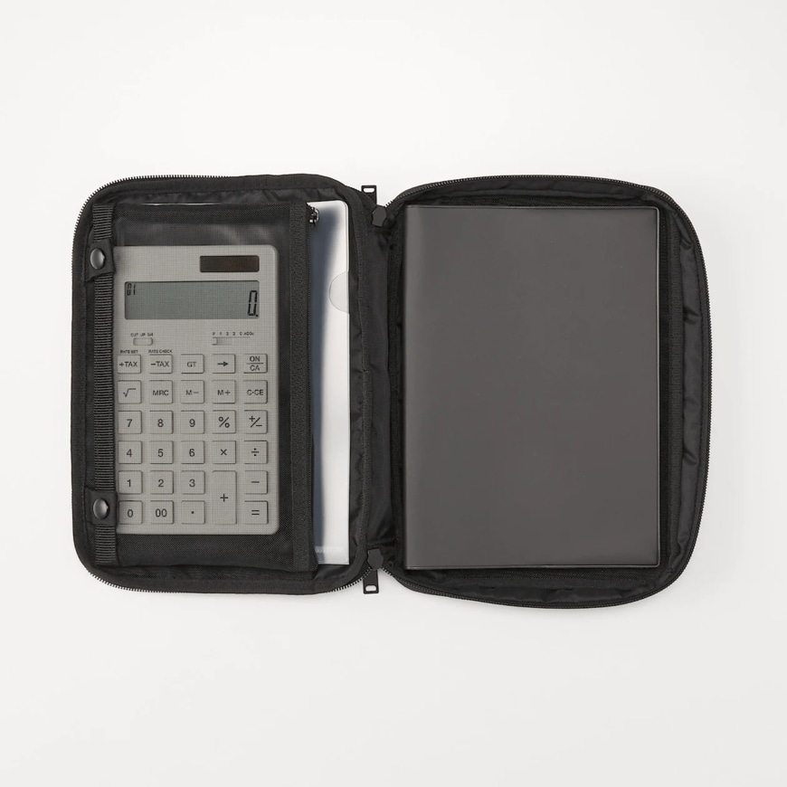 出所：無印良品　取り外せるペンケース付き手帳カバー（A5サイズ用）