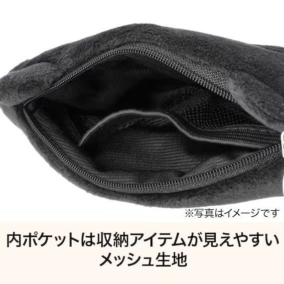 出所：ニトリ公式通販サイトニトリネット　ガジェットケース(デコネコDH02 ブラック)