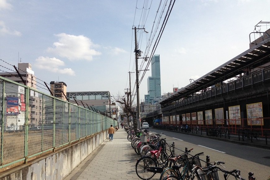 大阪・新今宮駅前の星野リゾートのホテル開業予定地を歩いてみる