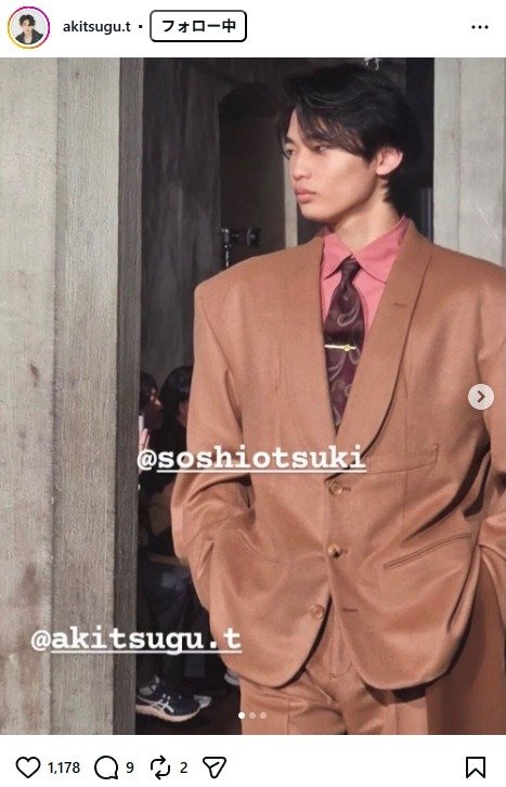 出所：冨永章胤のInstagram（＠akitsugu.t） 参照日：2026年1月19日